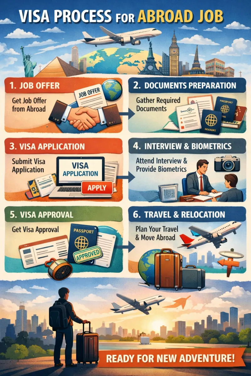 Visa Process for Abroad Job